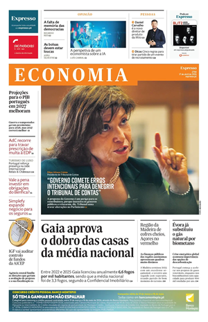 Capa de Expresso Economia