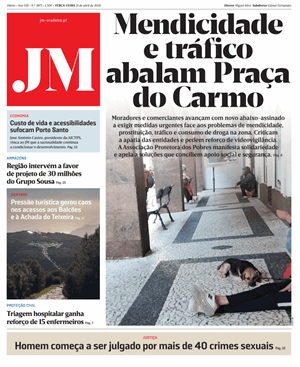 Capa de Jornal Madeira