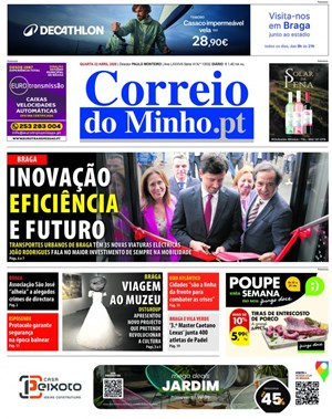 Capa de Correio do Minho