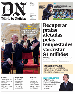 Capa de Diário de Notícias