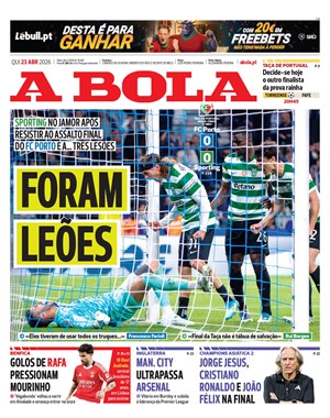 Capa de A Bola