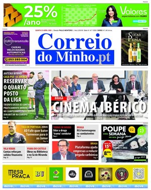 Capa de Correio do Minho