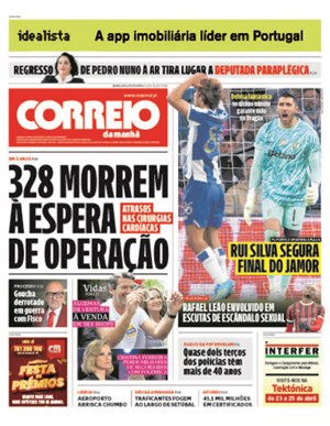 Capa de Correio da Manhã