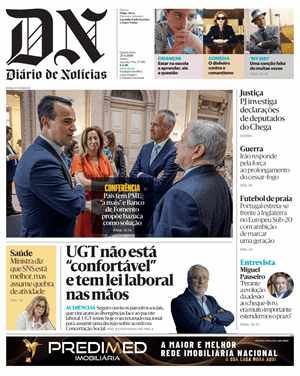Capa de Diário de Notícias