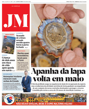 Capa de Jornal Madeira