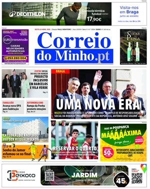 Capa de Correio do Minho