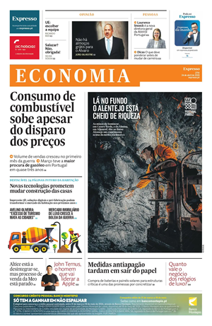 Capa de Expresso Economia