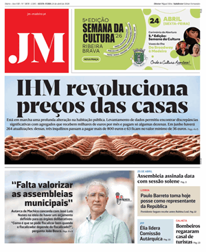 Capa de Jornal Madeira