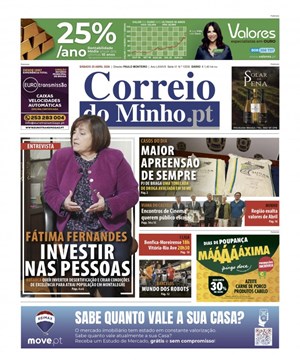 Capa de Correio do Minho