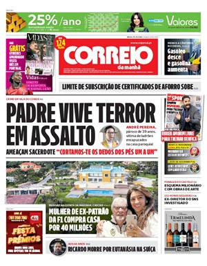 Capa de Correio da Manhã