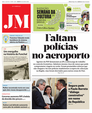 Capa de Jornal Madeira