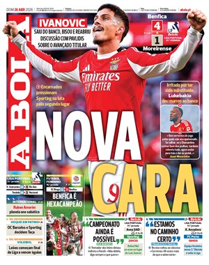 Capa de A Bola