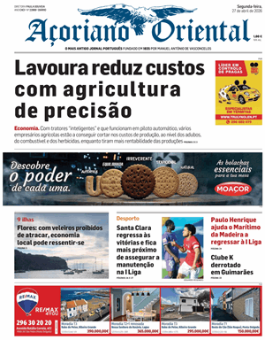 Capa de Açoriano Oriental