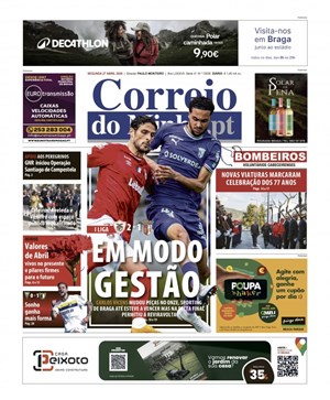 Capa de Correio do Minho
