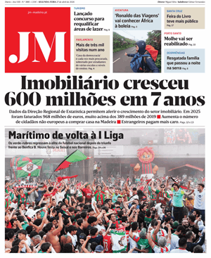 Capa de Jornal Madeira