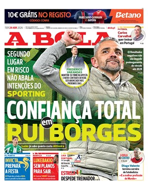Capa de A Bola