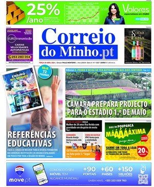 Capa de Correio do Minho