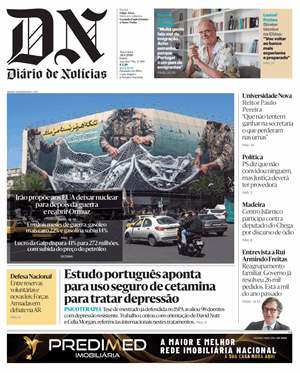 Capa de Diário de Notícias