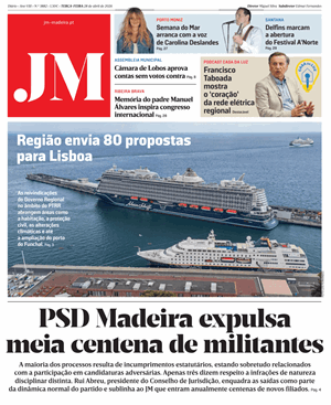 Capa de Jornal Madeira