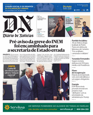 Capa de Diário de Notícias