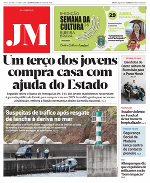 Capa de Jornal Madeira