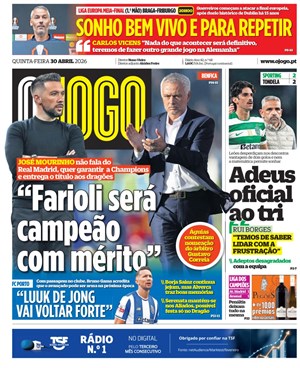 Capa de O Jogo