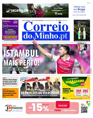 Capa de Correio do Minho