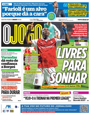 Capa de O Jogo