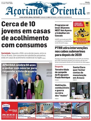 Capa de Açoriano Oriental
