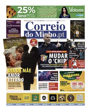 Capa de Correio do Minho