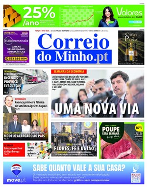 Capa de Correio do Minho