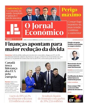 Capa de Jornal Económico