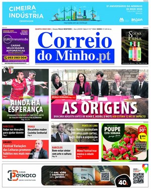 Capa de Correio do Minho