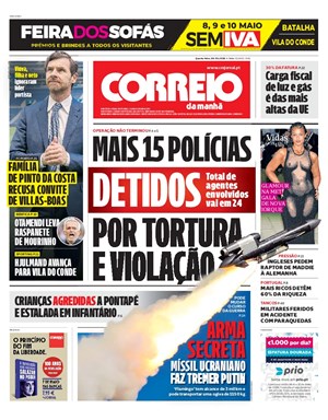Capa de Correio da Manhã