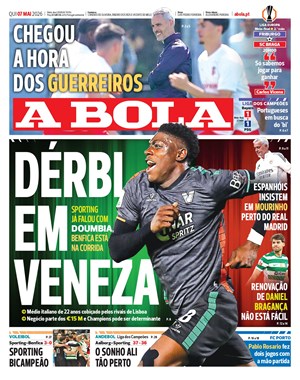 Capa de A Bola