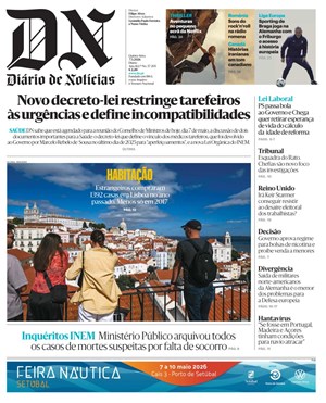 Capa de Diário de Notícias
