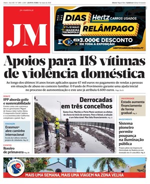 Capa de Jornal Madeira