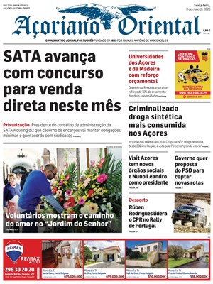 Capa de Açoriano Oriental