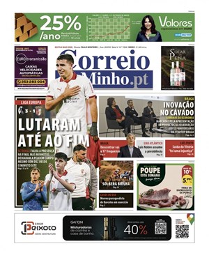 Capa de Correio do Minho