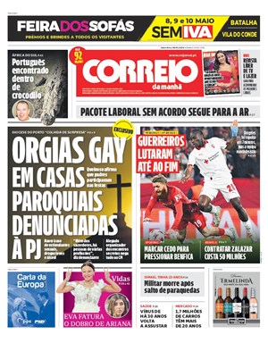 Capa de Correio da Manhã