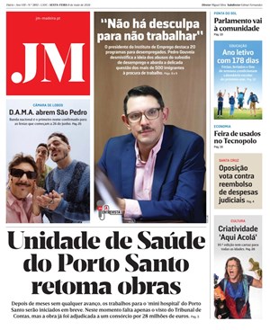 Capa de Jornal Madeira