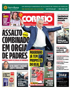 Capa de Correio da Manhã