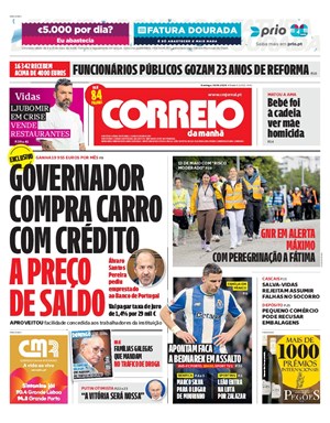 Capa de Correio da Manhã