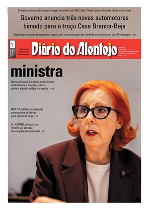 Capa de Diário do Alentejo