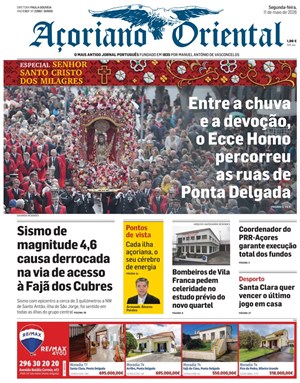 Capa de Açoriano Oriental