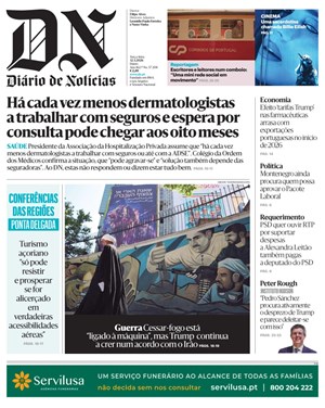 Capa de Diário de Notícias