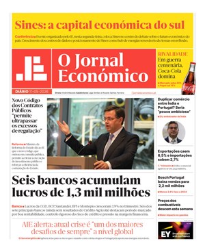 Capa de Jornal Económico