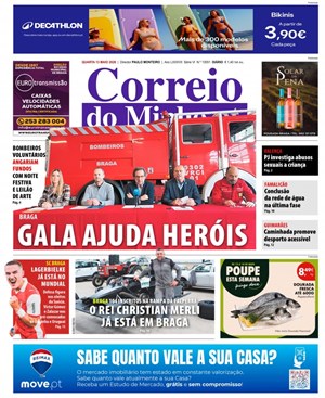 Capa de Correio do Minho