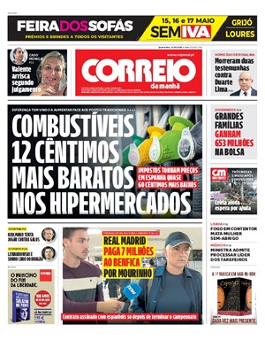 Capa de Correio da Manhã
