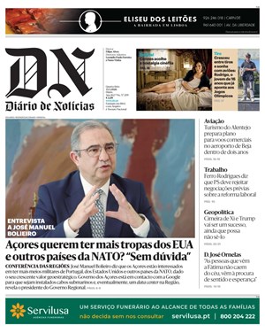 Capa de Diário de Notícias